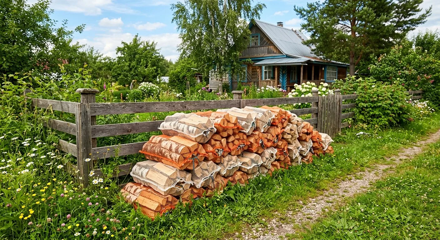Дрова для дачи в Барыбине
